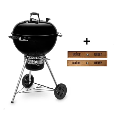Weber Master-Touch GBS E-5750 Charcoal Grill 57cm Black With Wooden Handle Kit 1 Weber Master-Touch GBS E-5750 Charcoal Grill 57cm Black With Wooden Handle Kit