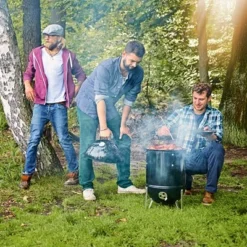 Weber​ Smokey Mountain Cooker 37cm & Cover -Grillora Sales 711004 3