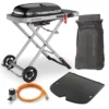 Weber Traveler Portable Gas BBQ BUNDLE
